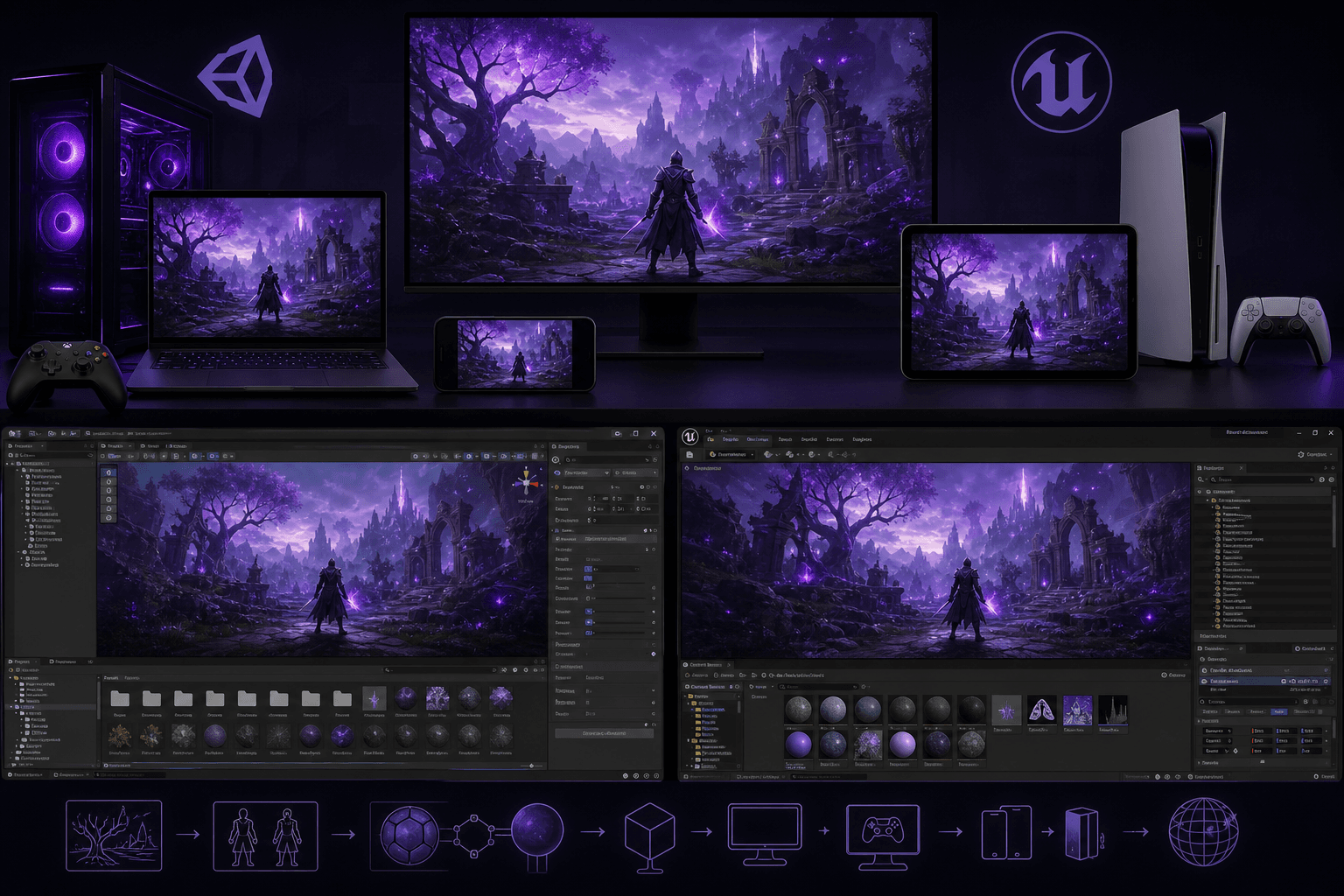Cross-Platform Unity & Unreal Engine